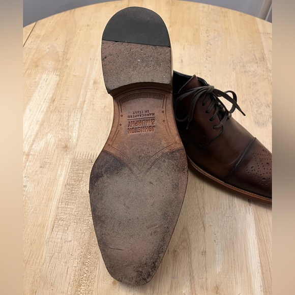 Johnston & Murphy, Kingston captoe made in Italy 24-1910 8M - Picture 4 of 5